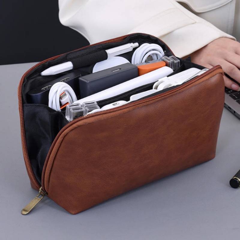 PU Tech Organizer Pouch Travel - Tech Accessories Storage 评论和价格
